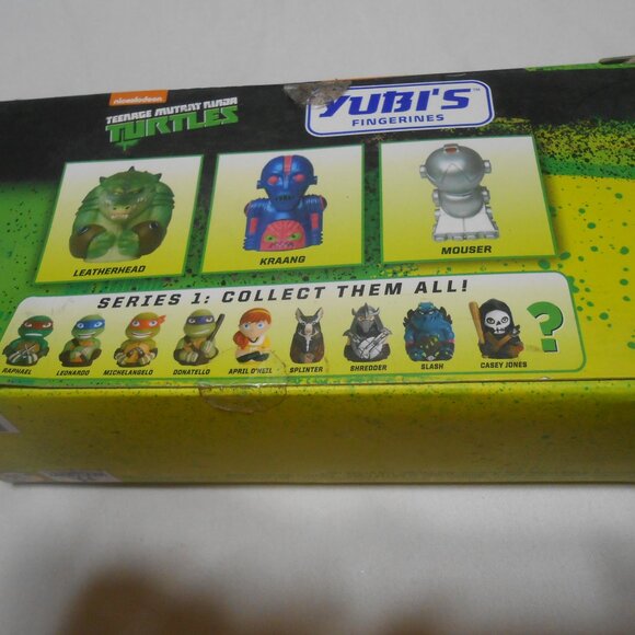 NEW TMNT nickelodeon Yubi's Fingerines LE 1 of 500 pcs Leatherhead Kraang Mouser - Picture 4 of 9